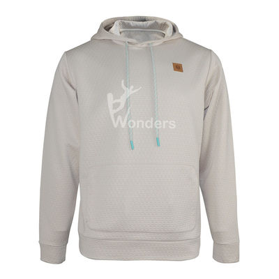 Tay áo dài Mens Hoodie Sweatshirt With Drawcord