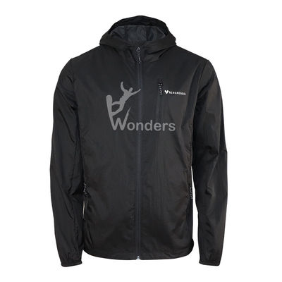 Đàn ông và phụ nữ cổ điển Hooded Outdoor Sports Windbreaker